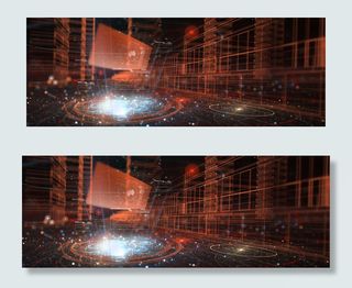 未来科技界面交互创意合成