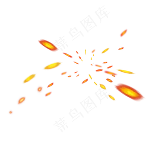 电商促销飞溅火花,免抠元素