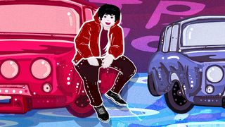 嘻哈街头汽车青年青春张扬