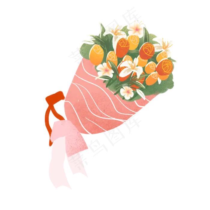 鲜花与学位证(2000X2000(DPI:300))psd模版下载