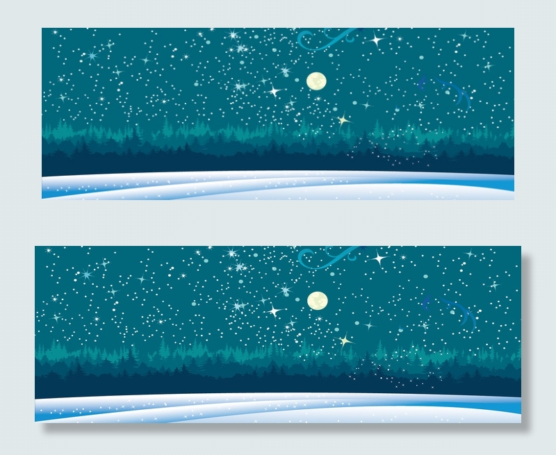 冬季大雪主题海报