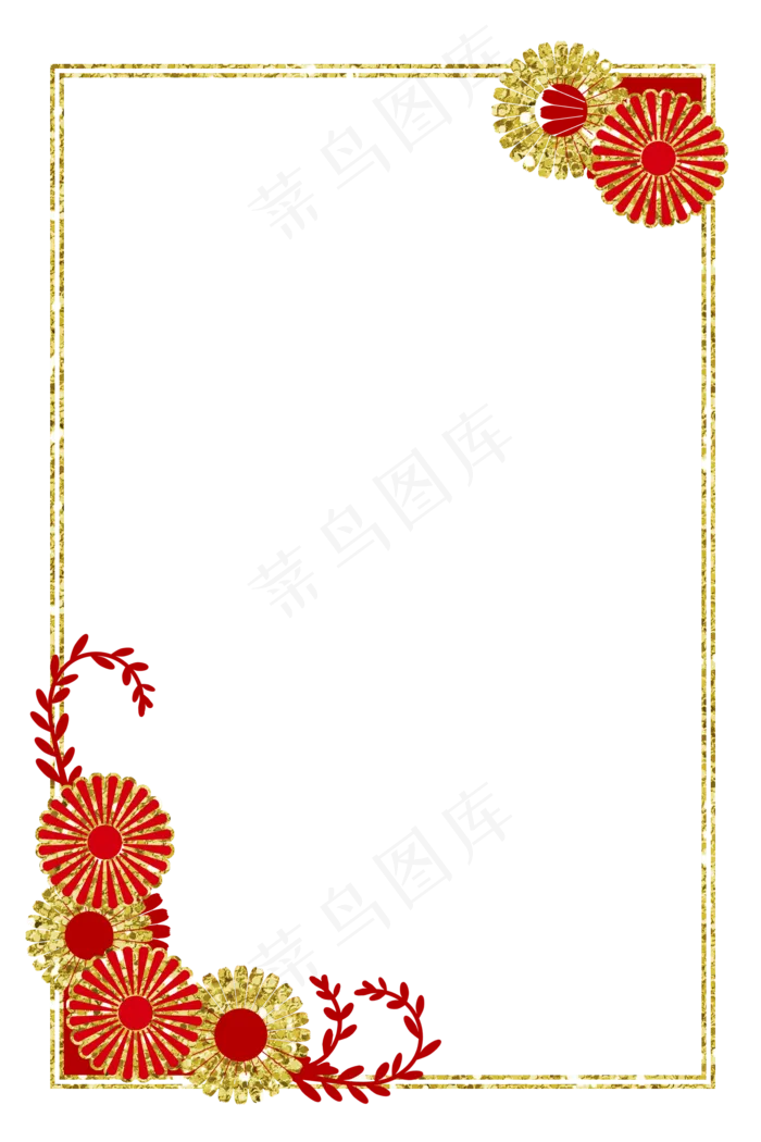 新年2020鼠年边框,免抠元素