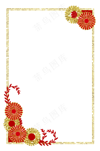 新年2020鼠年边框,免抠元素