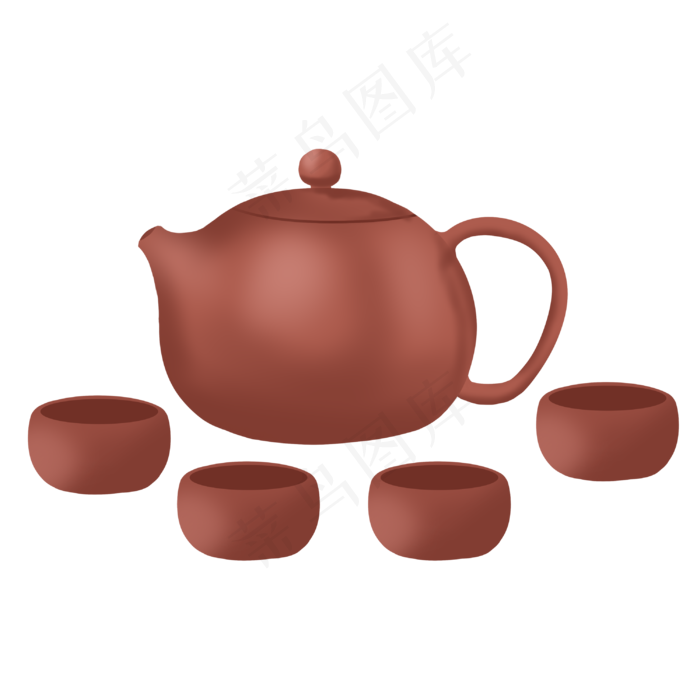 父亲节茶具装饰(3000X3000(DPI:300))psd模版下载