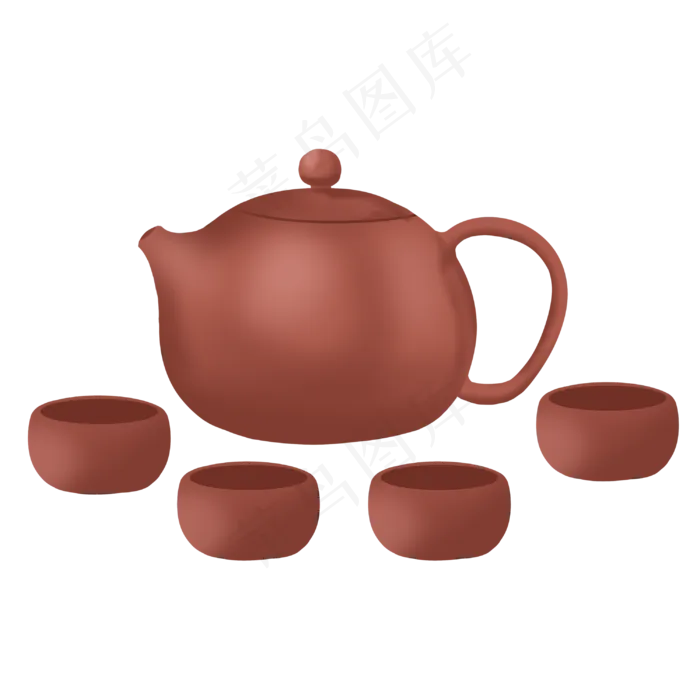 父亲节茶具装饰(3000X3000(DPI:300))psd模版下载