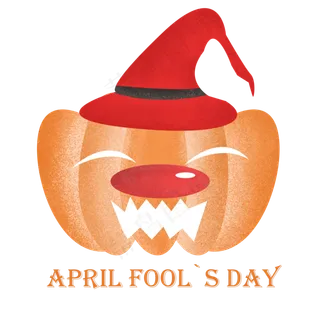 南瓜愚人节4月1日PNG整人,免抠元素