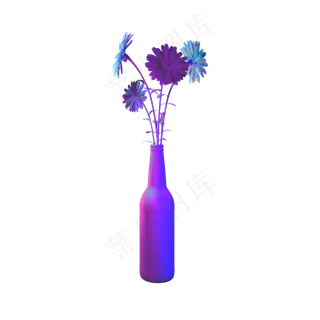 c4d立体蒸汽波花瓶免费下载 c4d立体蒸汽波花瓶免费下载