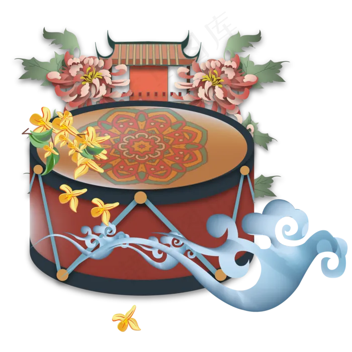 中国风传统图案装饰(2000*2000px 300 dpi )ai矢量模版下载