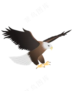 矢量手绘卡通老鹰,免抠元素 矢量手绘卡通老鹰,免抠元素