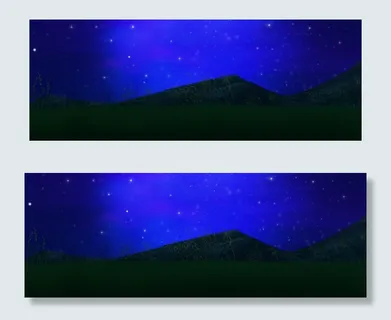 夜空中明亮的星星