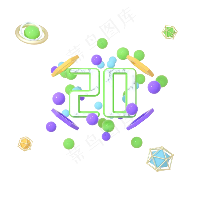C4D多彩浪漫质感电商母亲节情(2000*2000px 300 dpi )