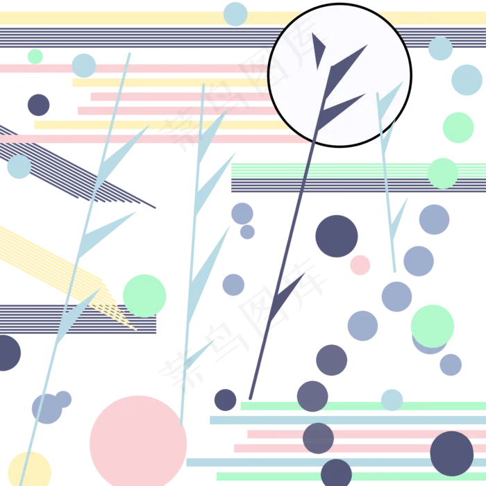 彩色卡通印花装饰图,免抠元素(2000*2000px 300 dpi )psd模版下载