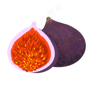 无花果免抠素材