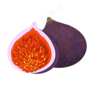 无花果免抠素材