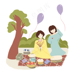 春季野餐踏青户外活动