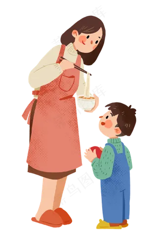 二月二龙抬头吃面,免抠元素