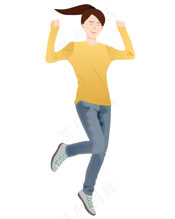 五四青年女孩(4167*5208px 300 dpi )ai矢量模版下载