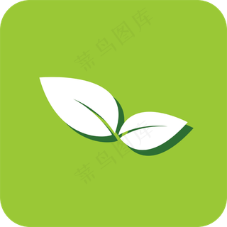 绿色叶子图标