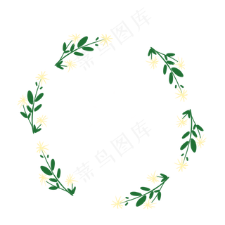 母亲节鲜花手帐边框卡通手绘免抠