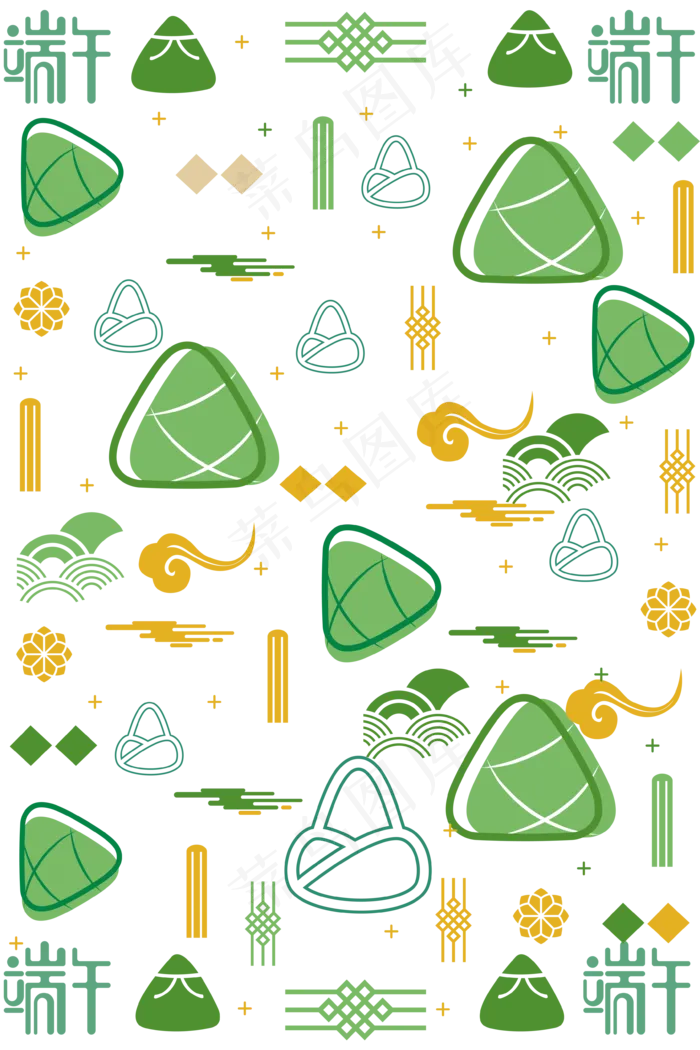 端午节底纹纹理(3543*5315px 300 dpi )ai矢量模版下载