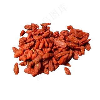 实拍中药红色枸杞,免抠元素