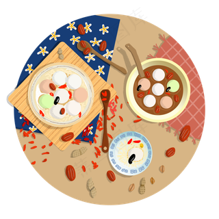 元宵节立体汤圆PNG,免抠元素