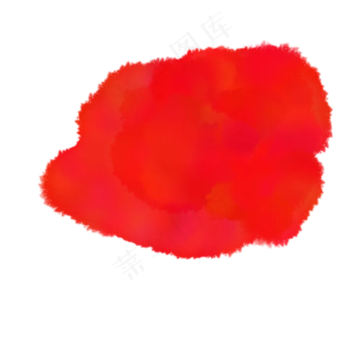 红色涂料水彩(2000*2000px 72 dpi )psd模版下载