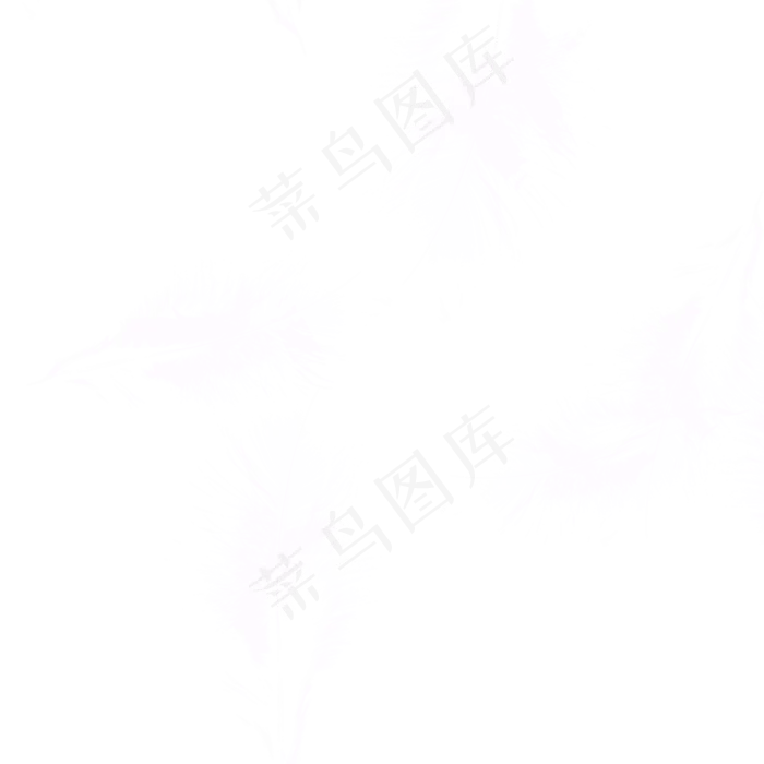 唯美白色羽毛元素,免抠元素(2000*2000px)psd模版下载
