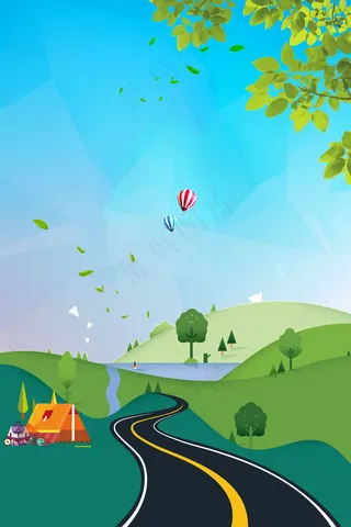 立春户外游玩露营