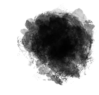 墨迹水墨黑色喷墨