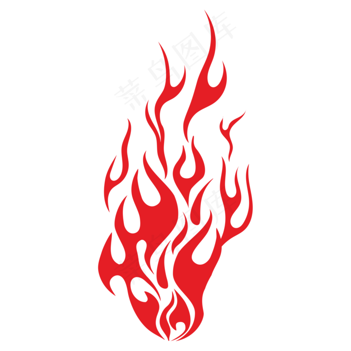 卡通矢量火焰的火焰,免抠元素