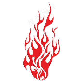 卡通矢量火焰的火焰,免抠元素