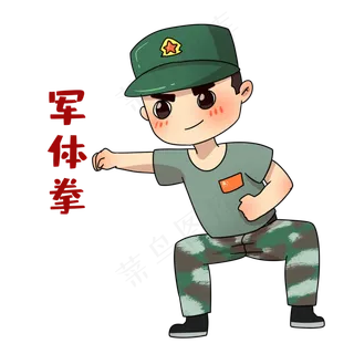 打军体拳军人