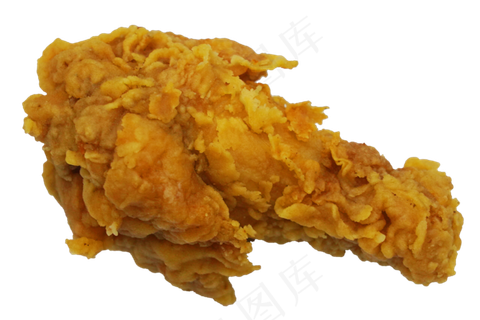 黄色脆皮炸鸡鸡腿,免抠元素