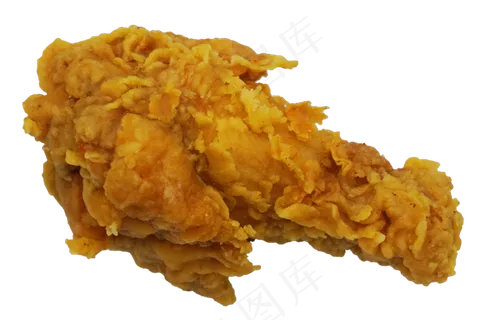 黄色脆皮炸鸡鸡腿,免抠元素