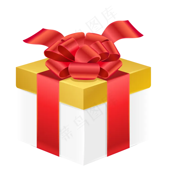 彩色创意立体礼盒元素,免抠元素(1500*1500px 72 dpi )ai矢量模版下载