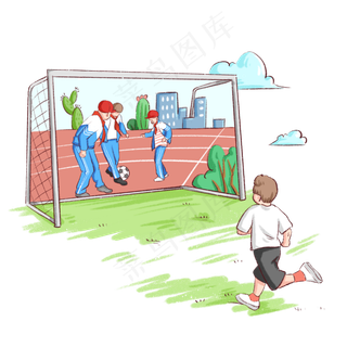 儿童节创意红领巾,免抠元素