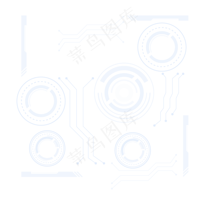 几何图形线条科技笔刷(2000X2000(DPI:150))ai矢量模版下载