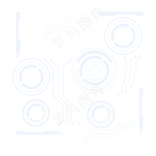 几何图形线条科技笔刷