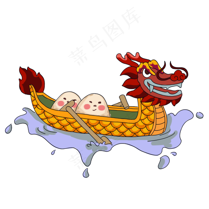 端午节粽子赛龙舟(3000X3000(DPI:300))psd模版下载