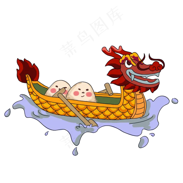 端午节粽子赛龙舟(3000X3000(DPI:300))psd模版下载