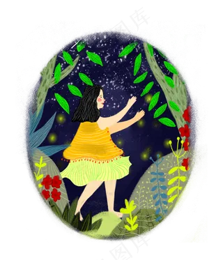 仲夏夜少女萤火大暑小暑