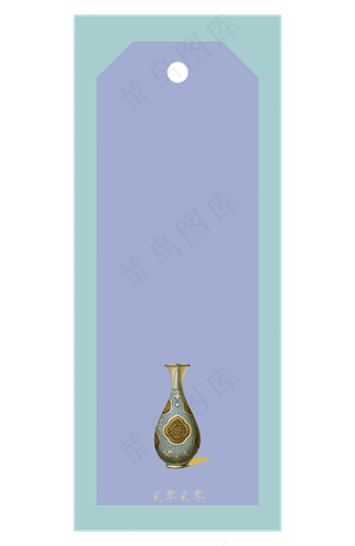 中国风装饰书签瓷