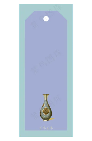 中国风装饰书签瓷