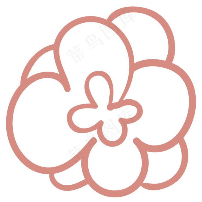 红色玫瑰花朵免抠图