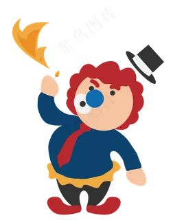 愚人节表演杂技小丑