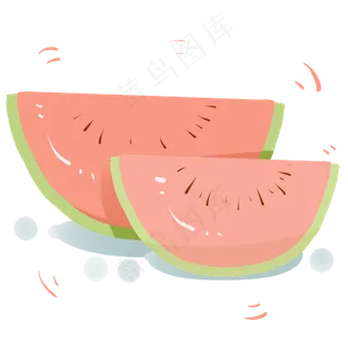 粉色西瓜水果