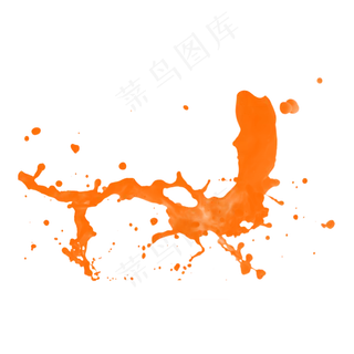 果汁橙汁飞溅,免抠元素