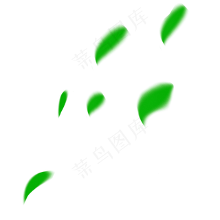 翠绿的茶叶,免抠元素