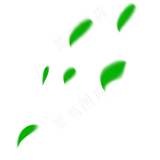 翠绿的茶叶,免抠元素